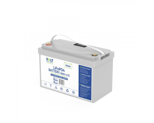 Акумулятор Volt Polska LiFePO4 12,8V 100Ah (100A) + BMS + LCD