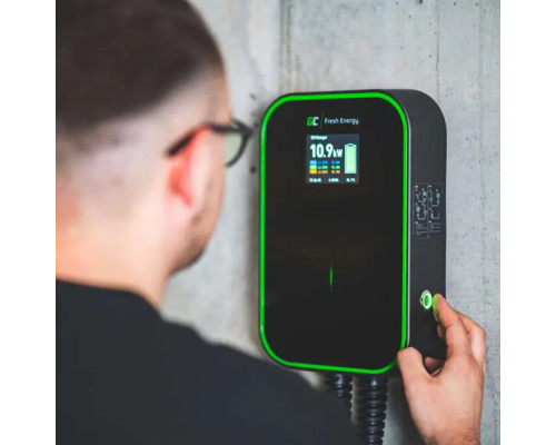 Зарядна станція для електромобілів Green Cell Wallbox EV PowerBox 22кВт