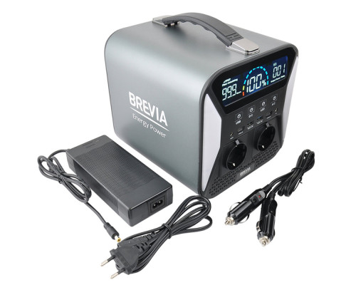 Портативна зарядна станція Brevia 500W NCA