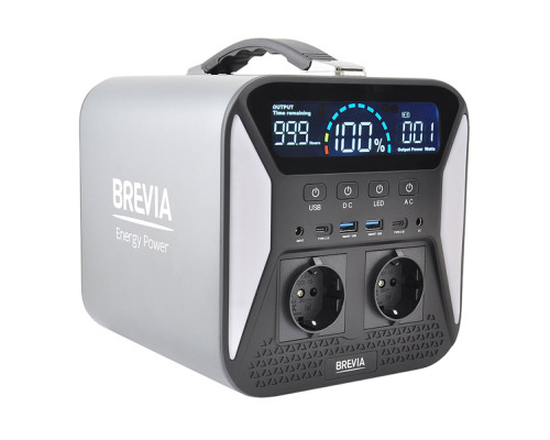 Портативна зарядна станція Brevia 500W NCA