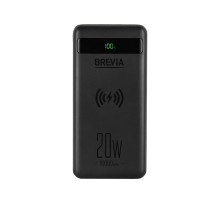 Повербанк (Power Bank) Brevia 10000mAh 20W Wireless Qi10W Li-Pol, LCD