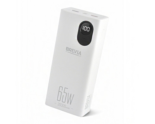 Повербанк (Power Bank) Brevia 30000mAh 65W Li-Pol, LCD