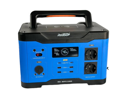 Зарядна станція Redbo MPS-1000 Portable Power Station 1000W 1019Wh